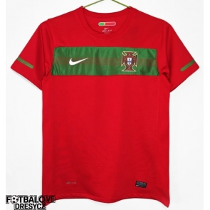 Portugalsko 2010 Retro Domácí Dres Krátký Rukáv